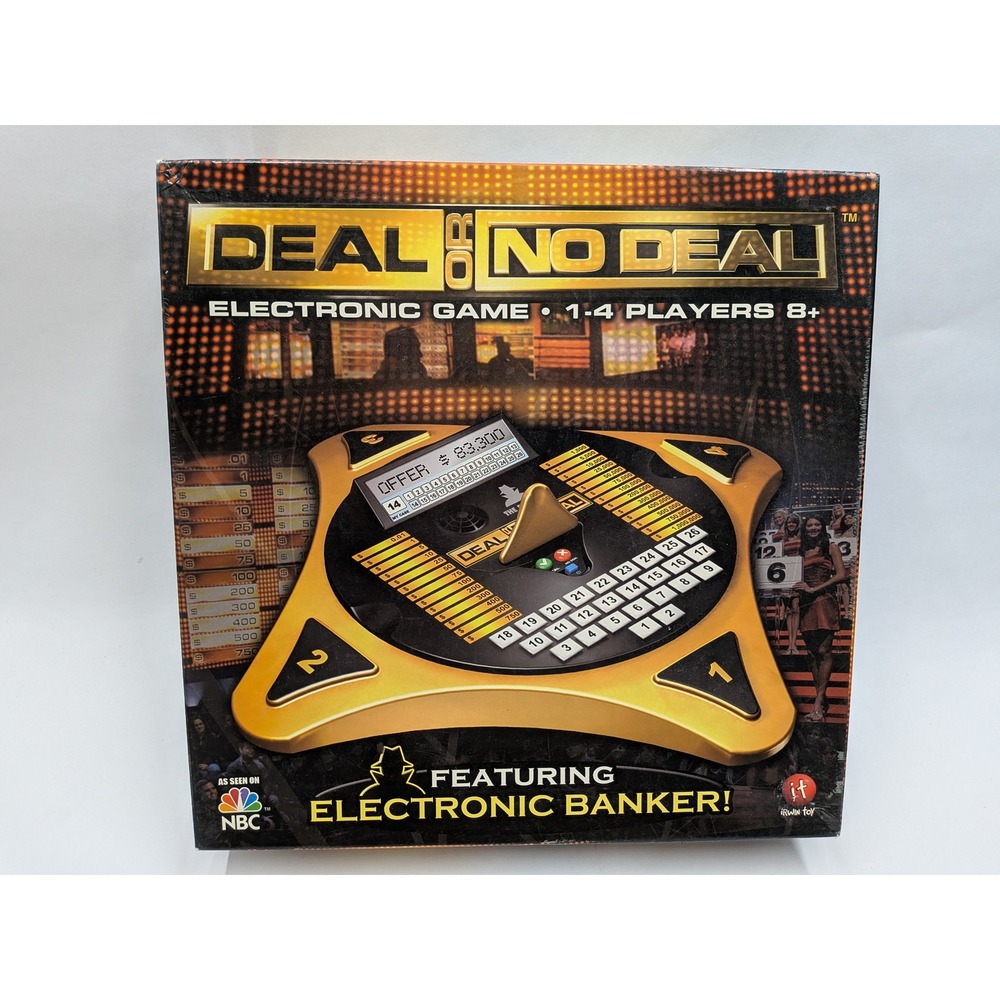 Deal or No Deal Electronic Tabletop Game Irwin Toy NBC 1-4 Players Ages 8+